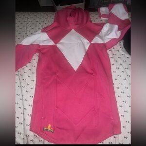 Pink and White Power Ranger Women's Sweater